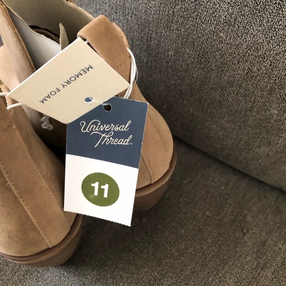 NWT Universal Thread Tan Booties - Picture 3 of 4